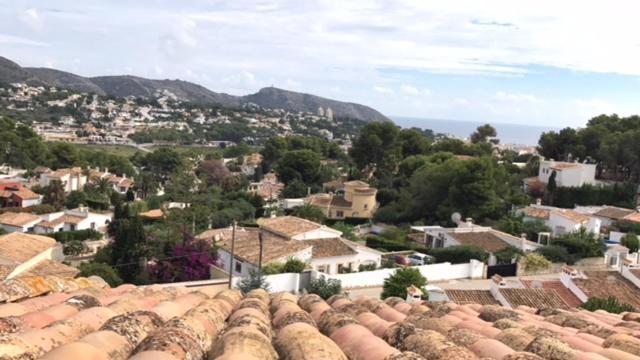 Апартаменти Atico-Penthouse En Moraira Con Vistas Al Mar Теулада Екстер'єр фото